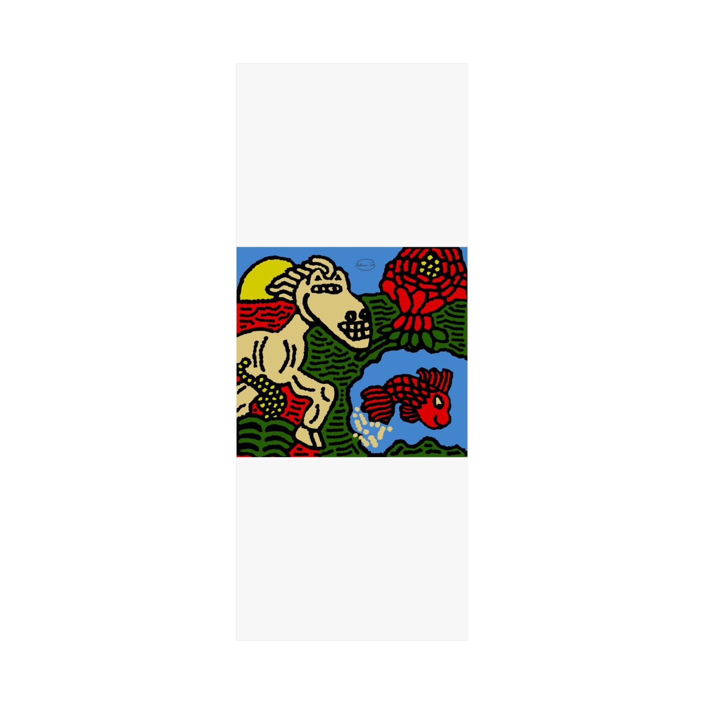 Galloping carefree through life Matte Poster Vertical (Small)