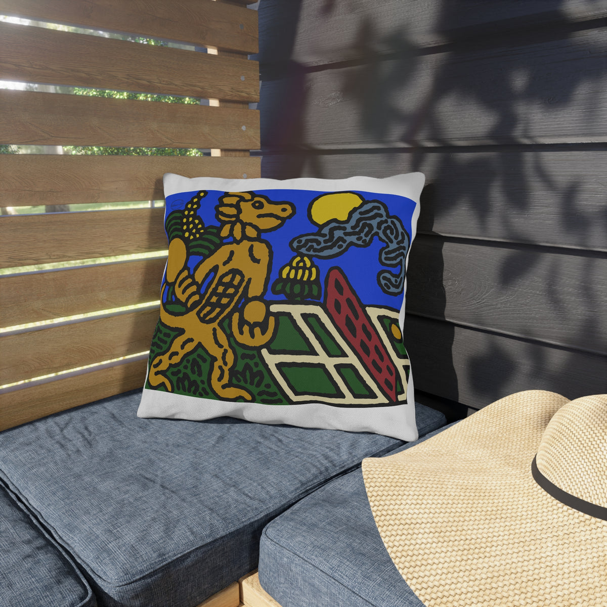 Ready for making big serves in life — Outdoor Pillow