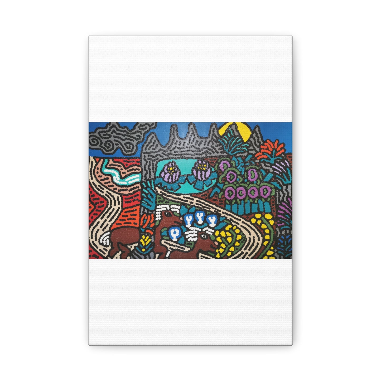 Going to the valley of hope and prosperity Canvas (Small)