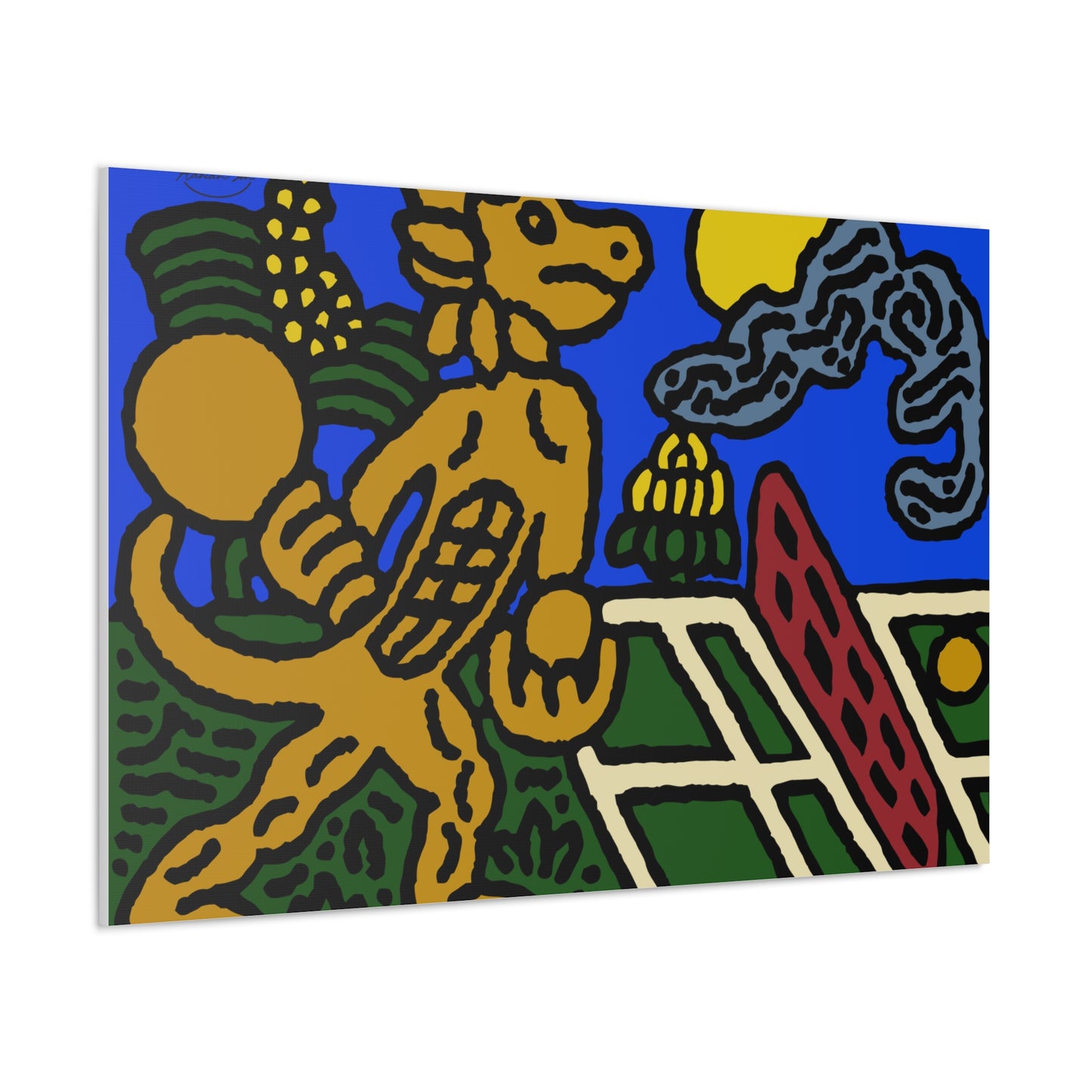 Ready for making big serves in life Canvas (Small)