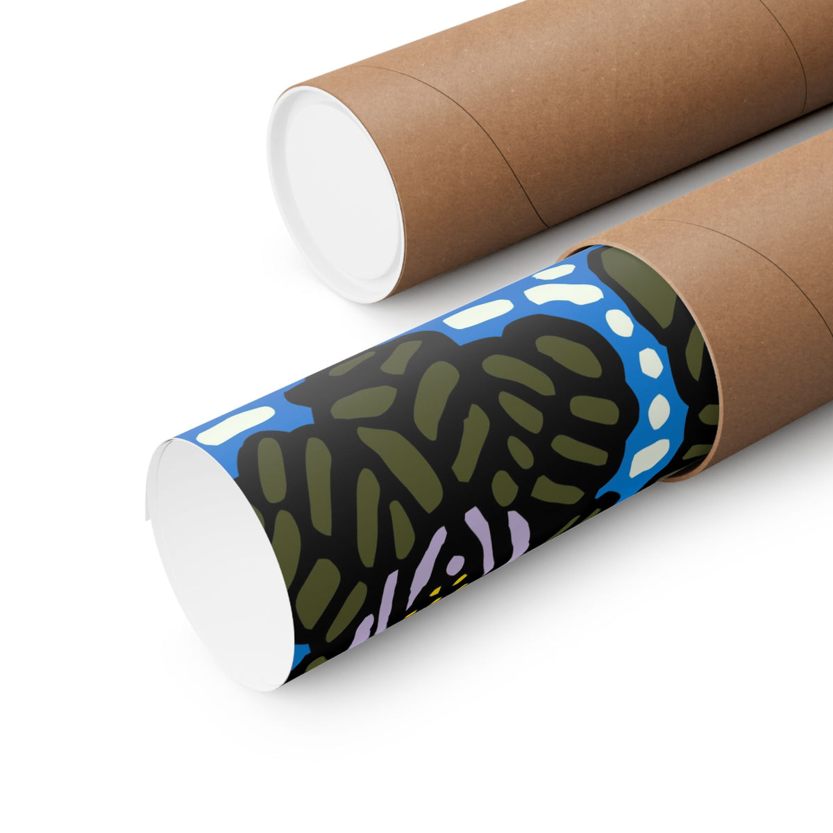 The Sri Lankan water lilies meets the Australian wattle Matte Poster Horizontal (Small)