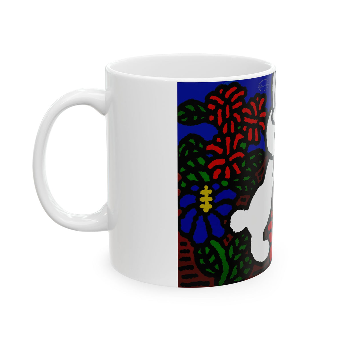 Bunnies in love Ceramic Mug
