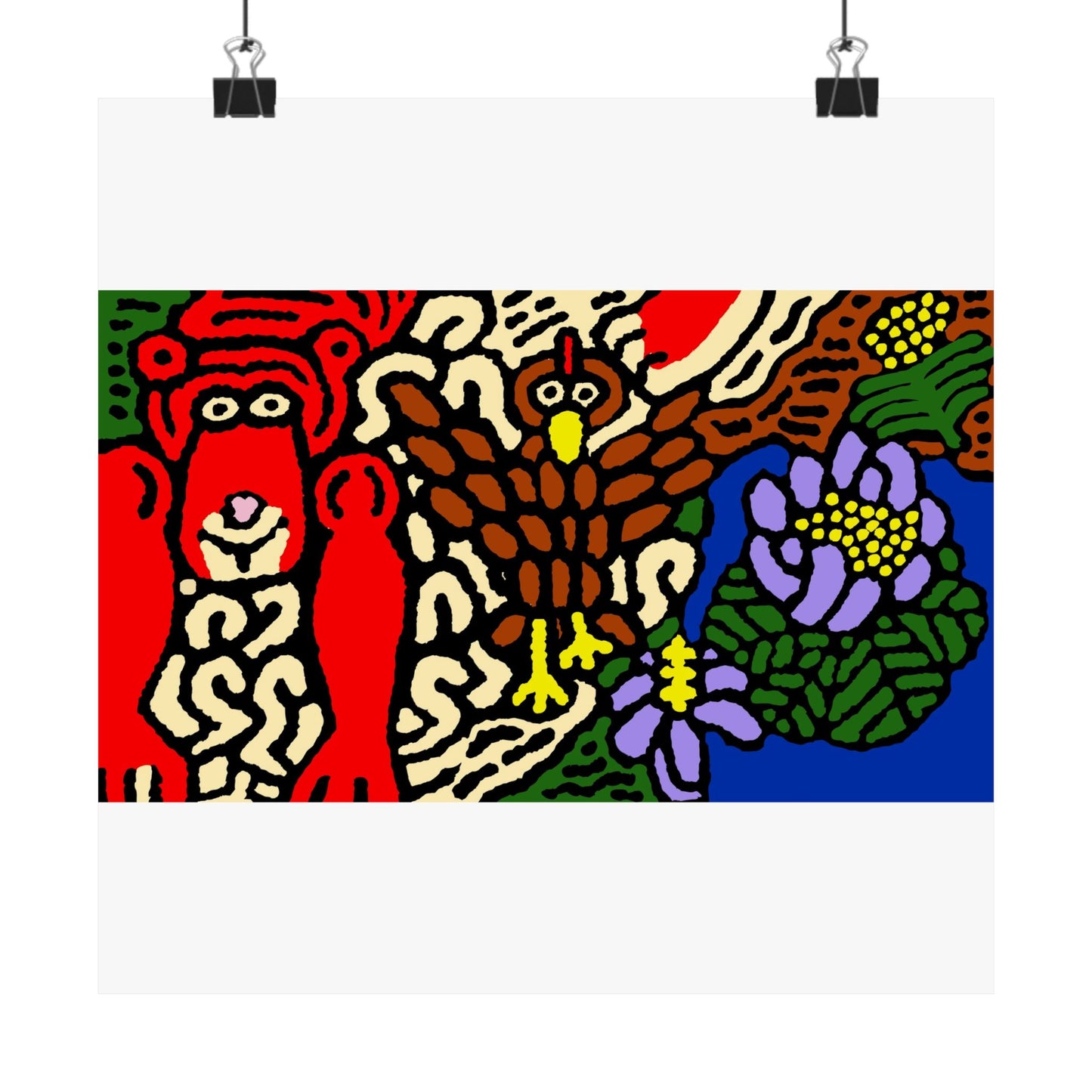 Friendly competition Matte Poster Horizontal (Small)