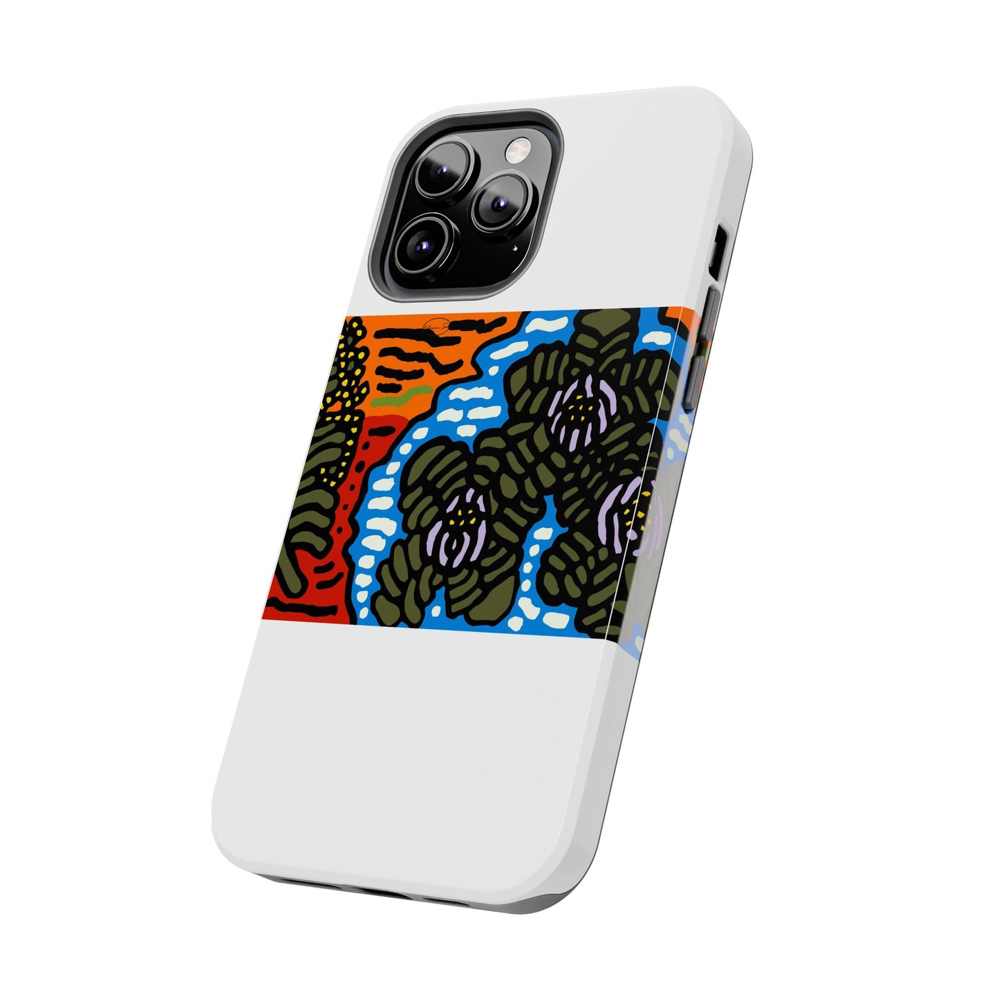 The Sri Lankan water lilies meets the Australian wattle Tough Phone Case