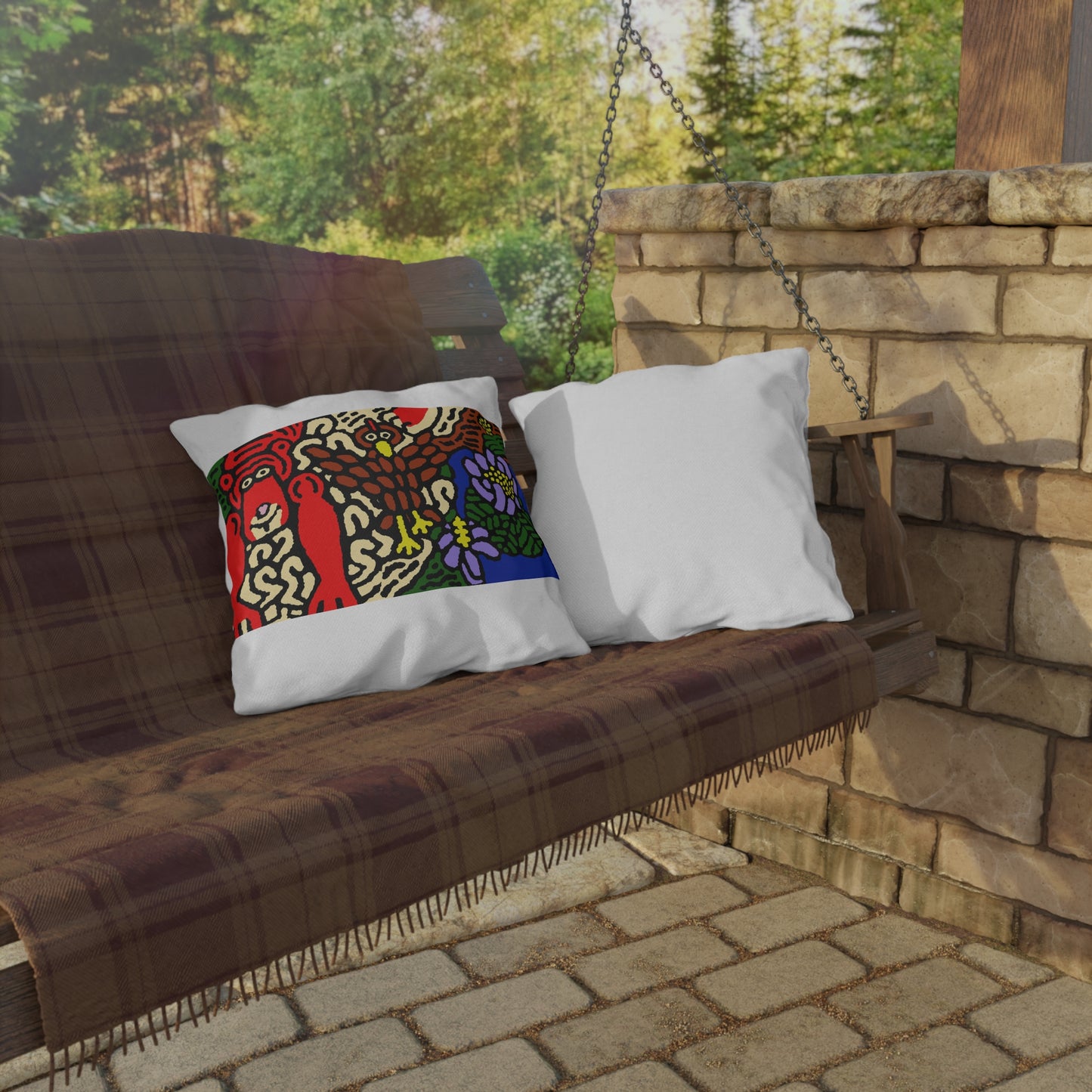 Friendly competition — Outdoor Pillow