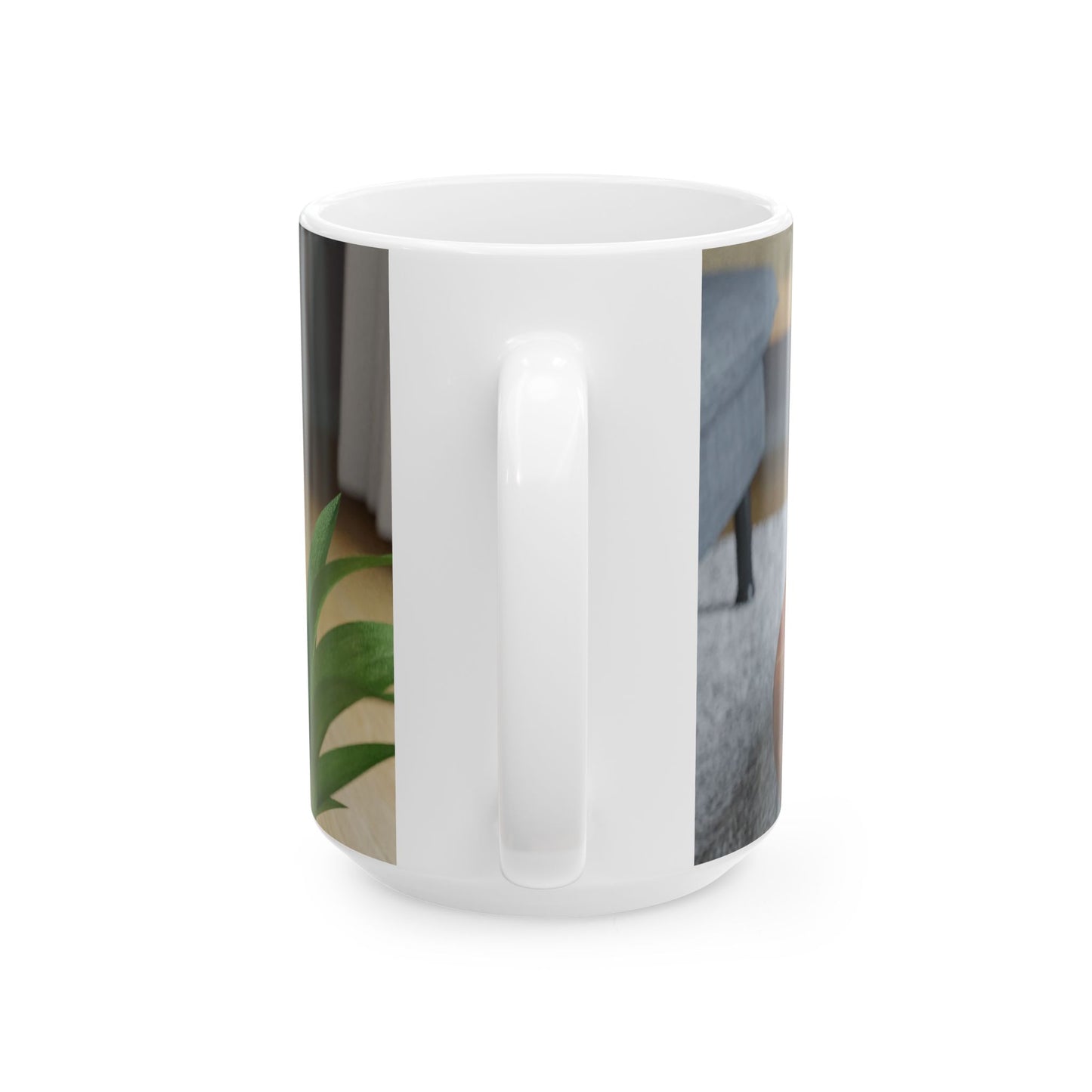 Two dragons enjoying a feast together Ceramic Mug