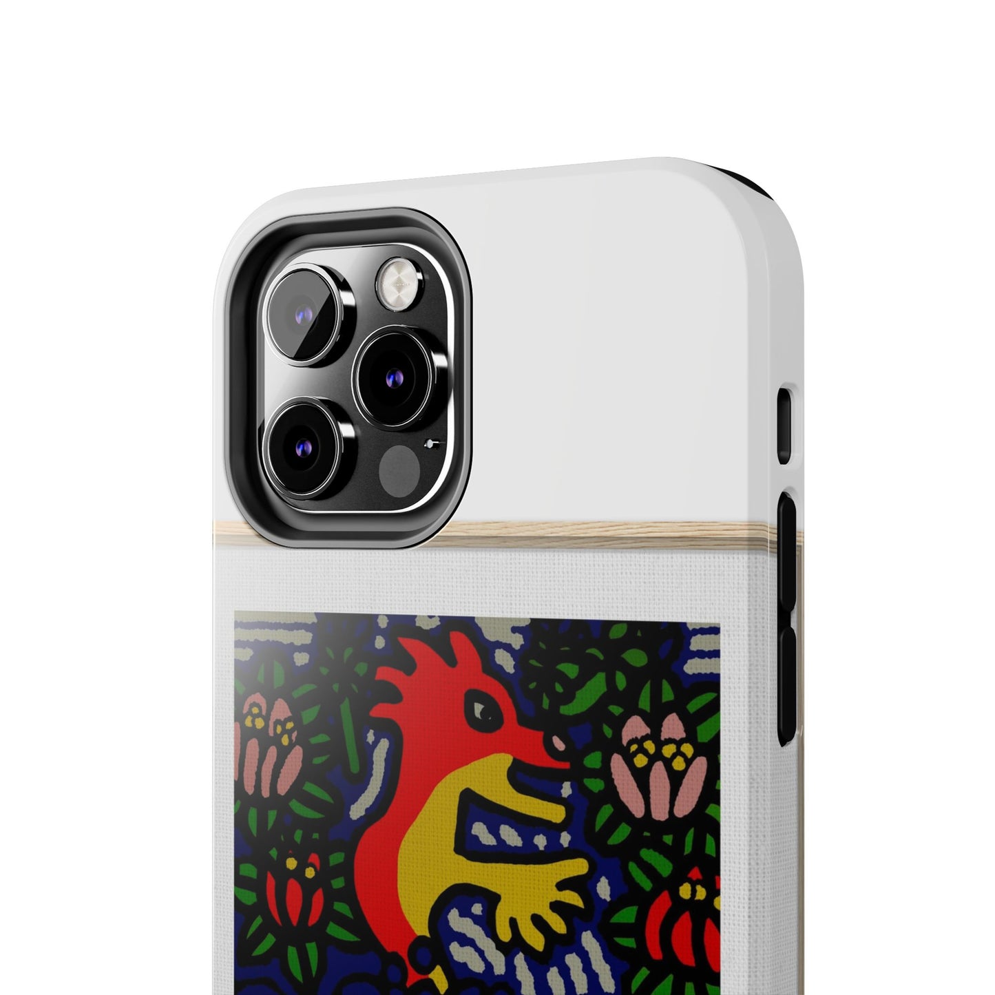 Breaking through the surface of a lotus pond Tough Phone Case