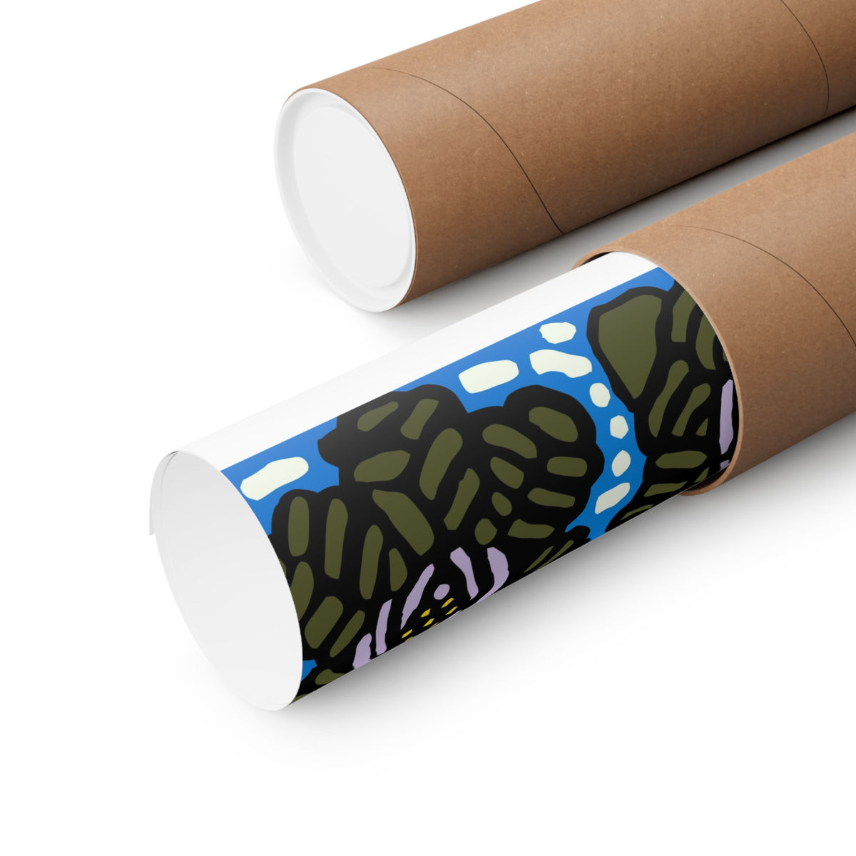 The Sri Lankan water lilies meets the Australian wattle Matte Poster Vertical (Large)