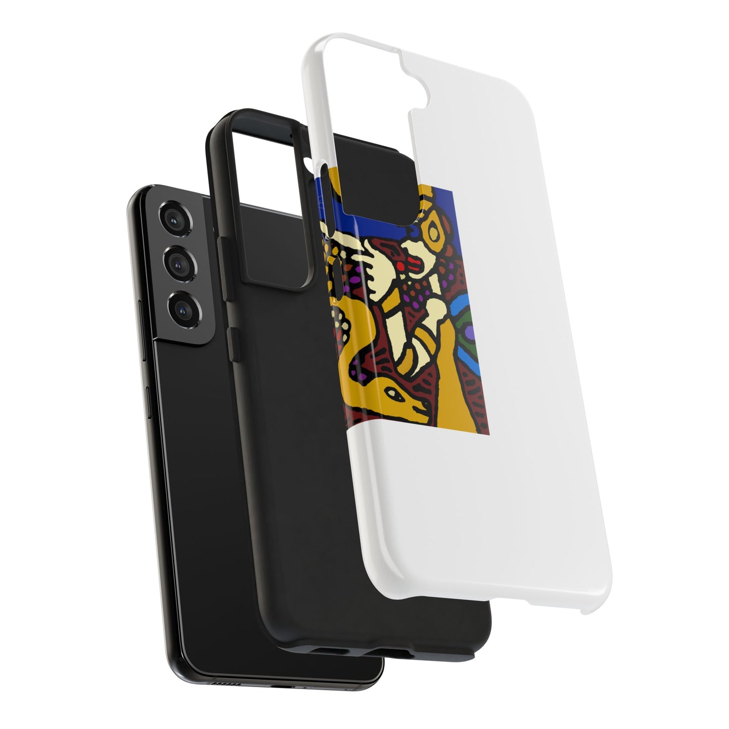 The golden snake being blessed by the fairy Tough Phone Case