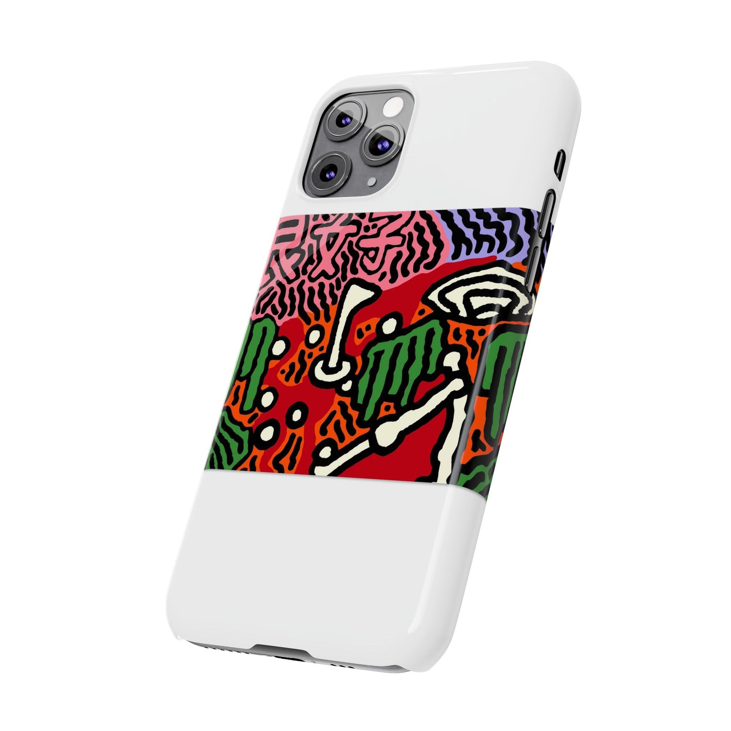 Scoring goals throughout life Slim Phone Case