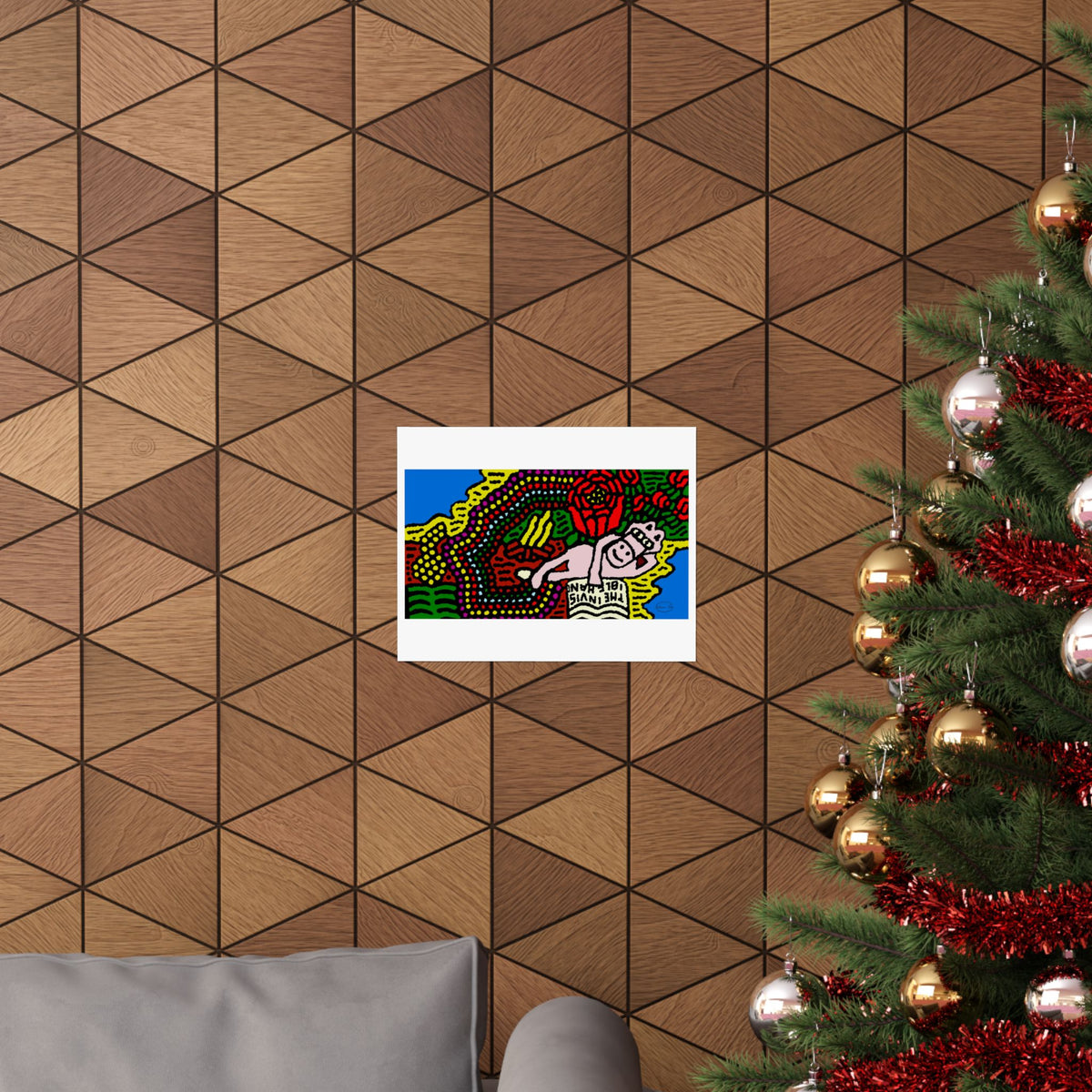 Enjoying our companionship Matte Poster Horizontal (Small)