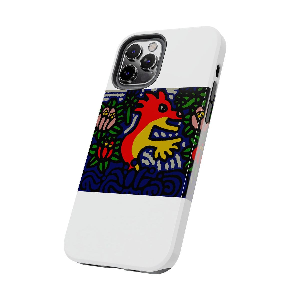 Breaking through the surface of a lotus pond Tough Phone Case