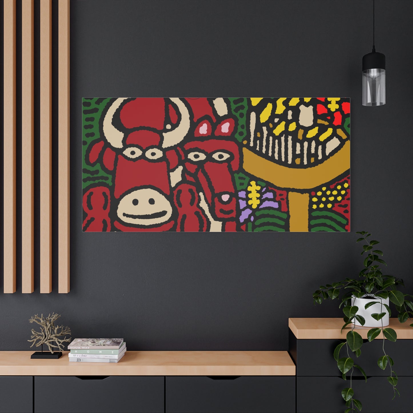 Going blessed by light together Canvas (Small)