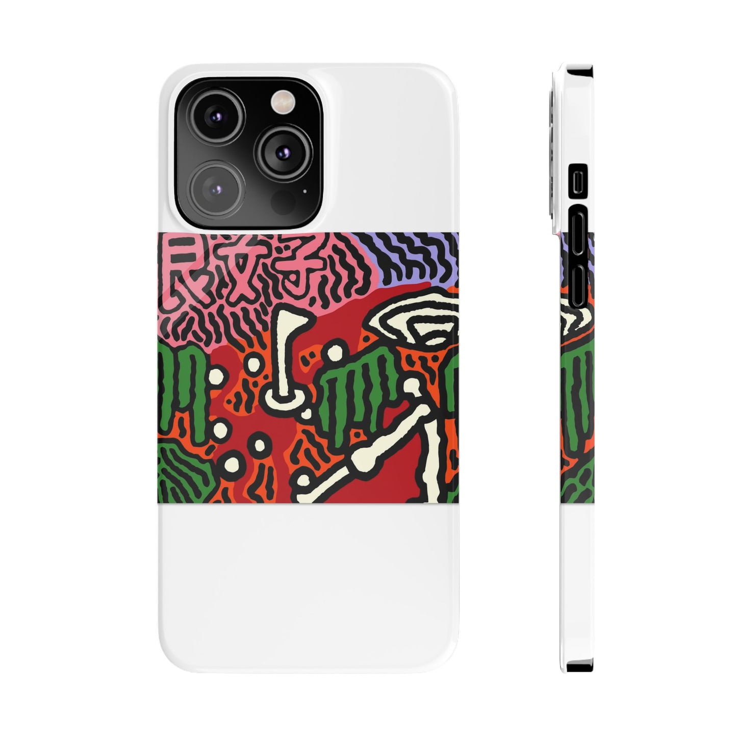 Scoring goals throughout life Slim Phone Case