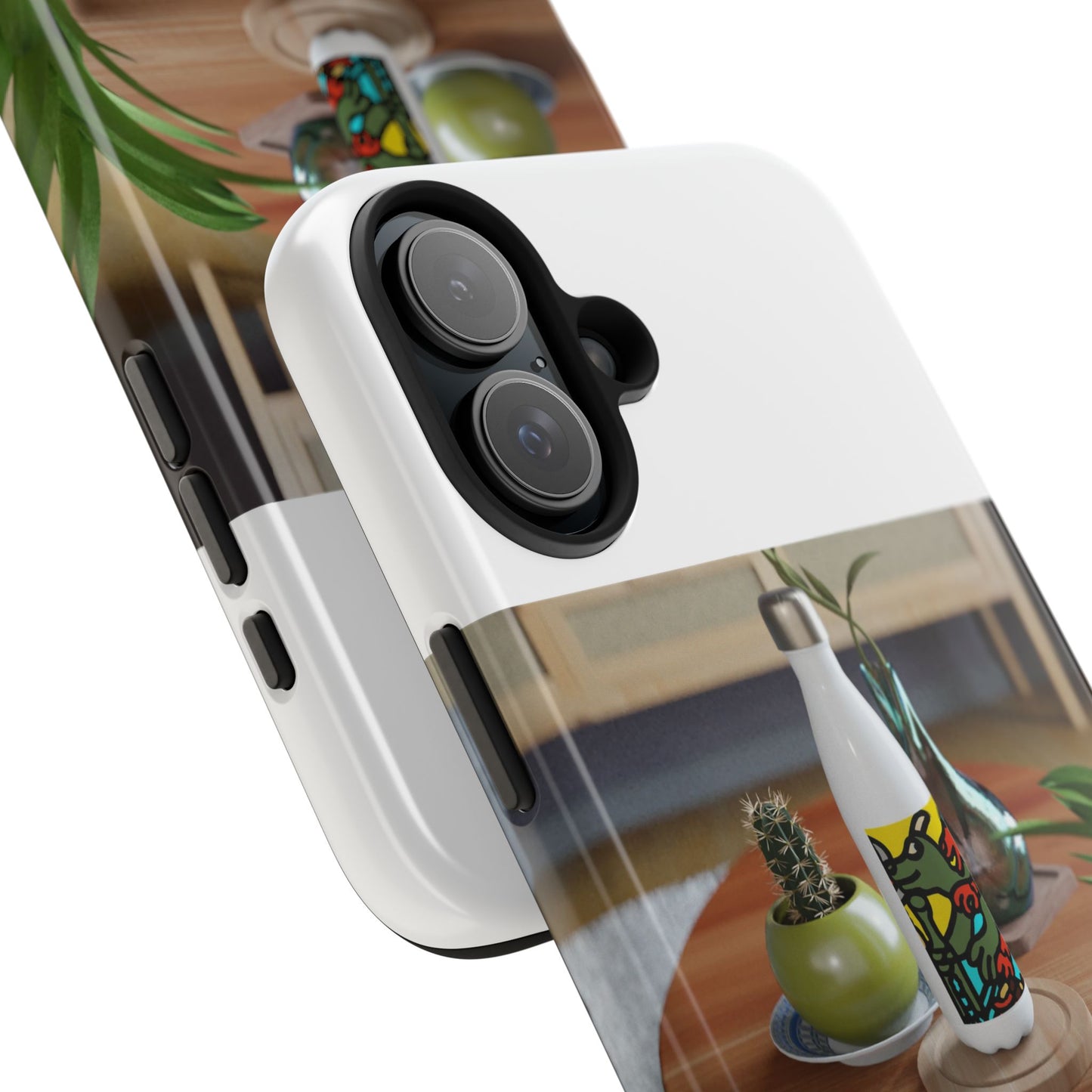 Two dragons enjoying a feast together Tough Phone Case