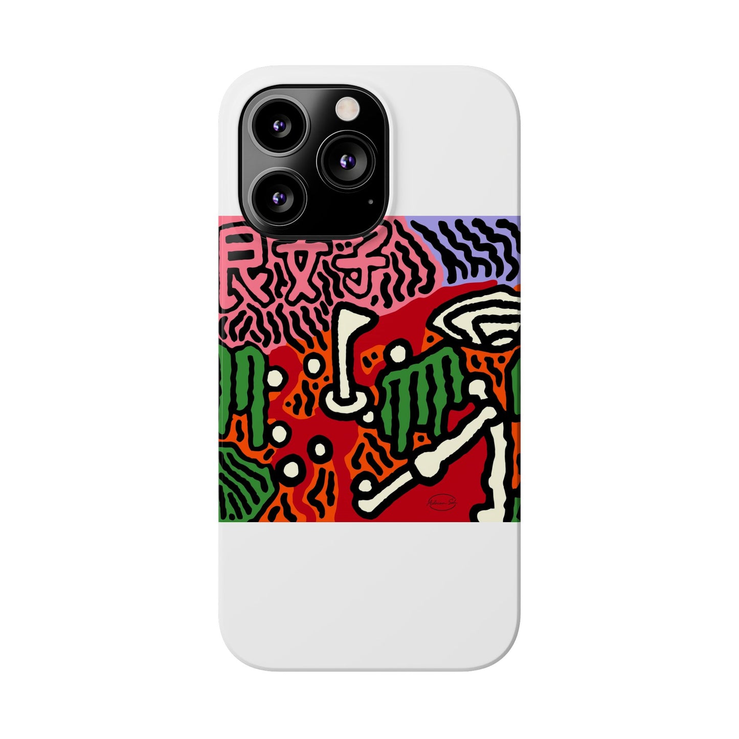 Hitting holes in one throughout life Slim Phone Case