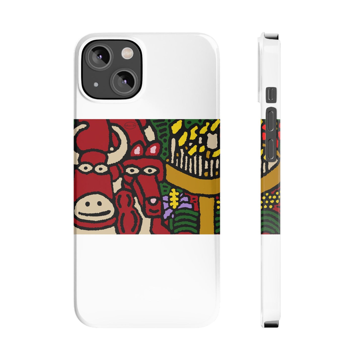 Going blessed by light together Slim Phone Case