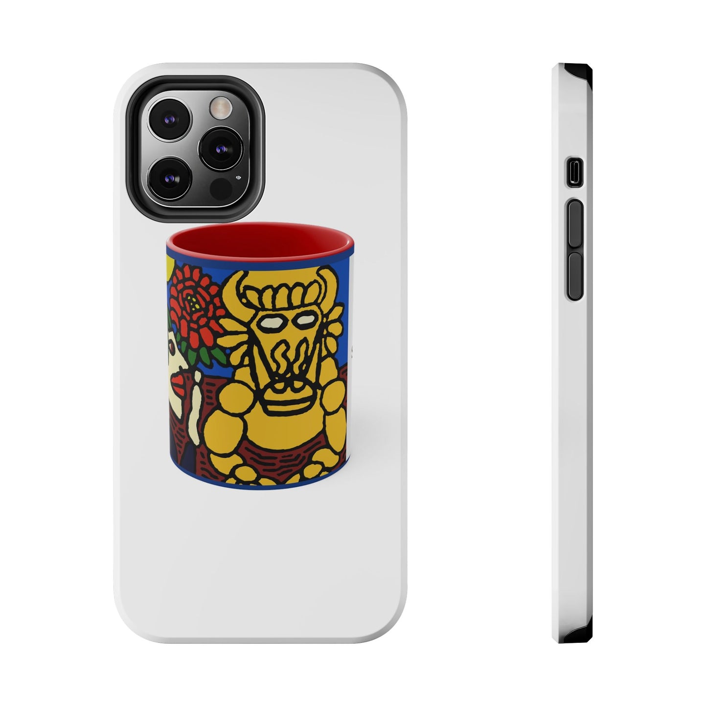 The warrior hailing the mighty golden dragon Tough Phone Case