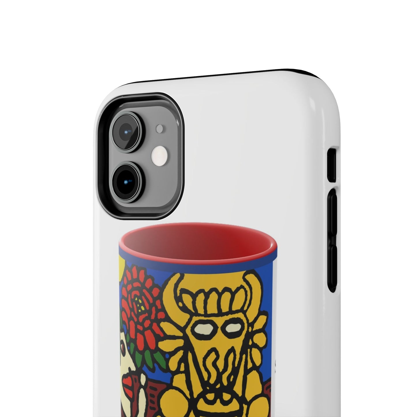 The warrior hailing the mighty golden dragon Tough Phone Case