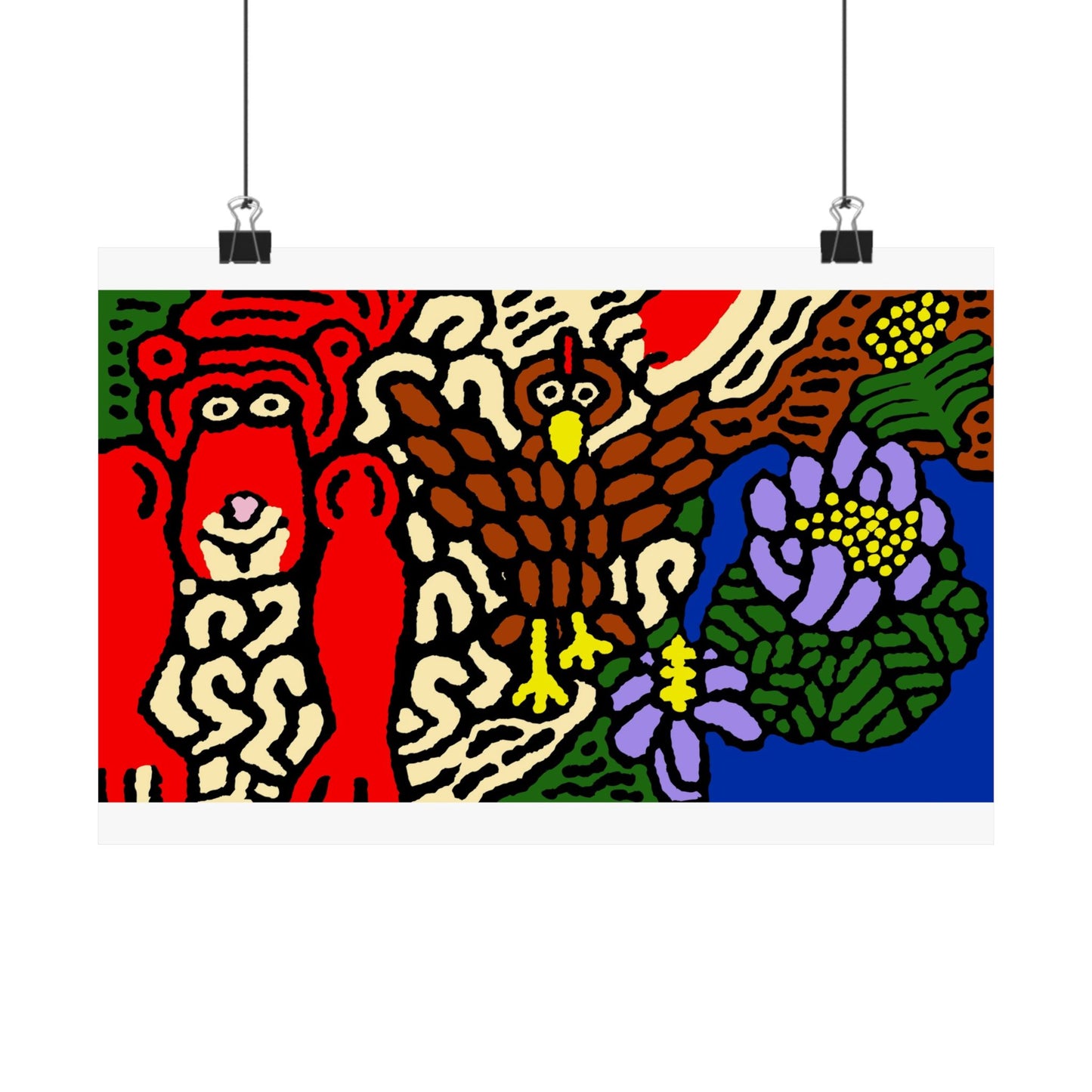 Friendly competition Matte Poster Horizontal (Small)