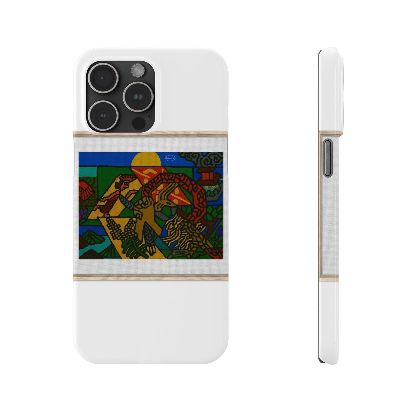 Drawing your own destiny Slim Phone Case