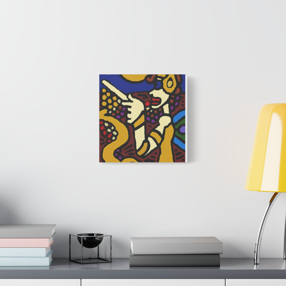 The golden snake being blessed by the fairy Canvas (Small)