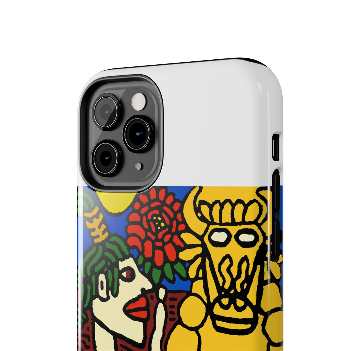 The warrior hailing the mighty golden dragon Tough Phone Case