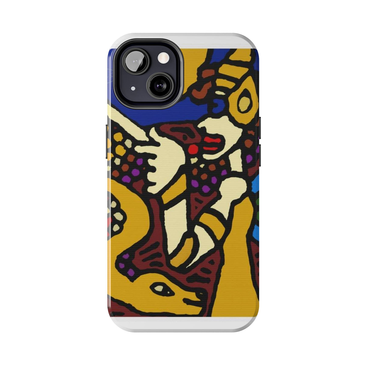 The golden snake being blessed by the fairy Tough Phone Case