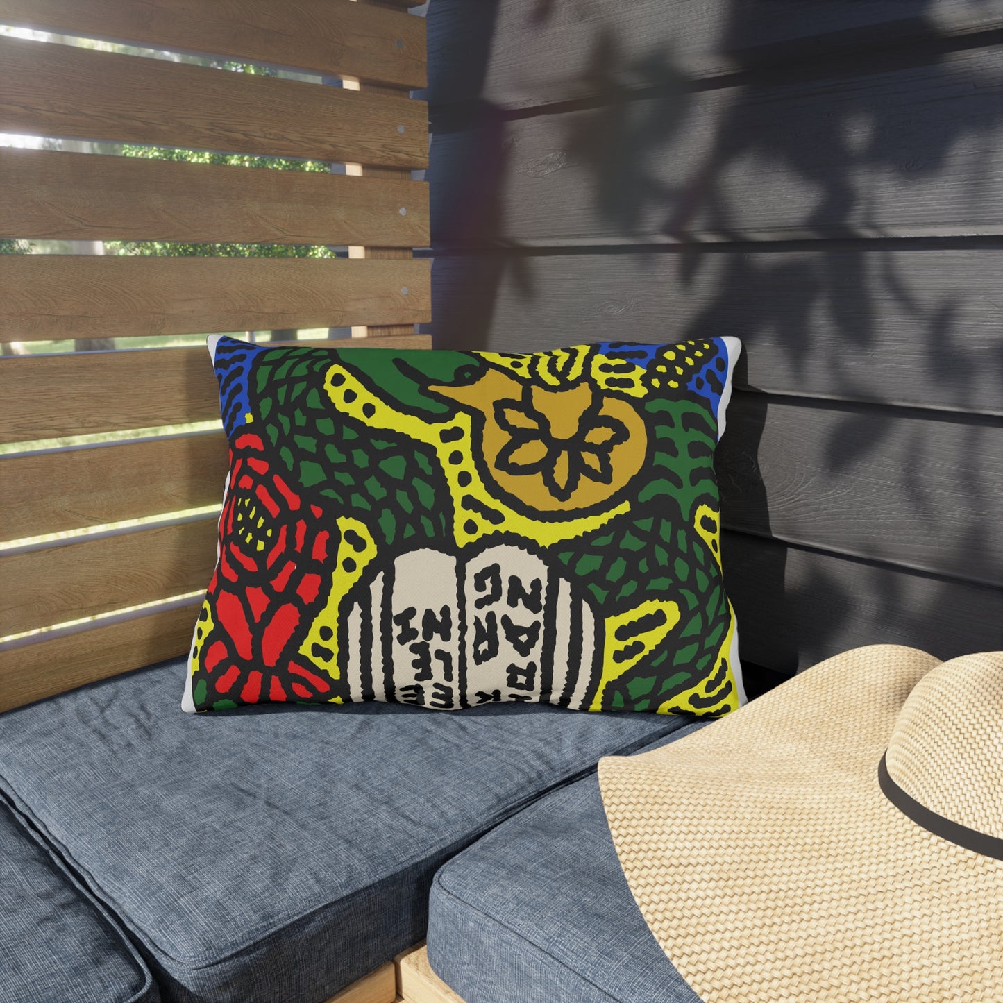 Shining a light on knowledge — Outdoor Pillow