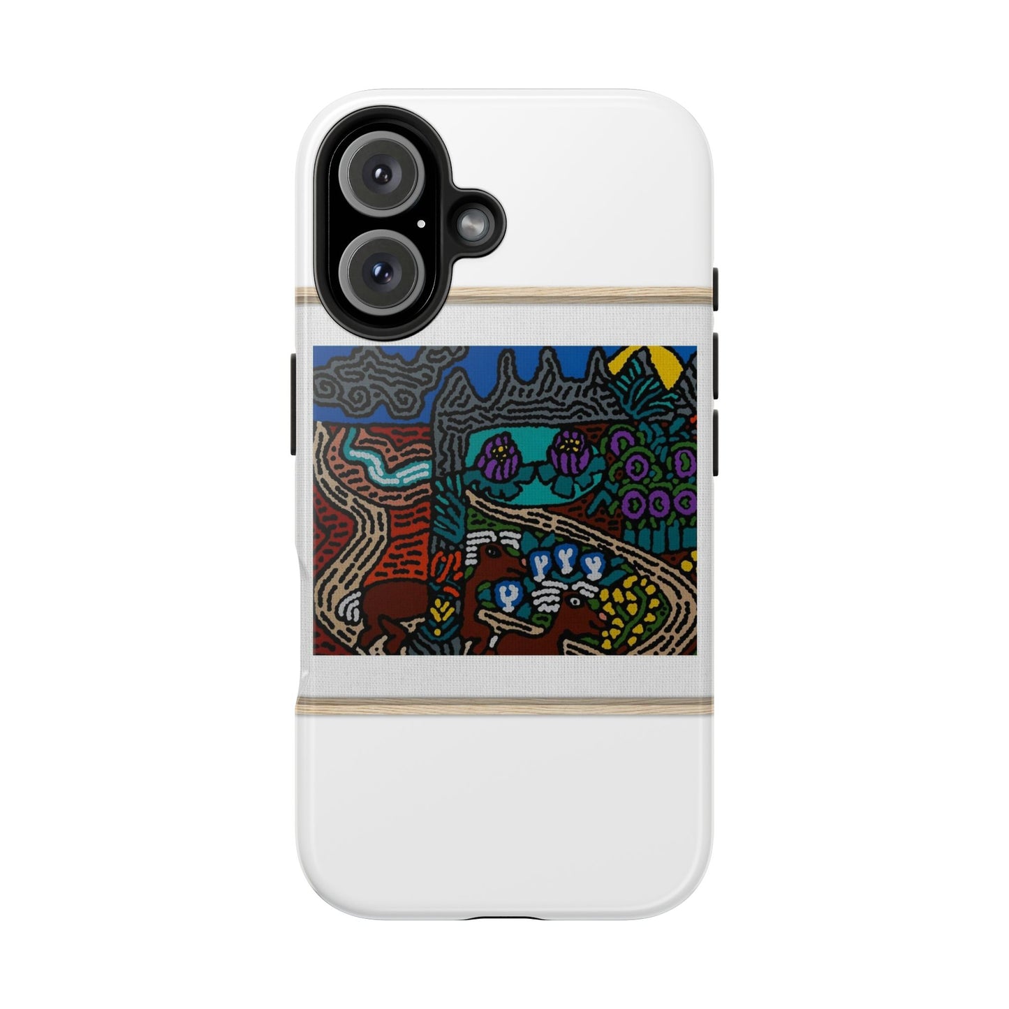 Road to a Sanctuary and Oasis Tough Phone Case
