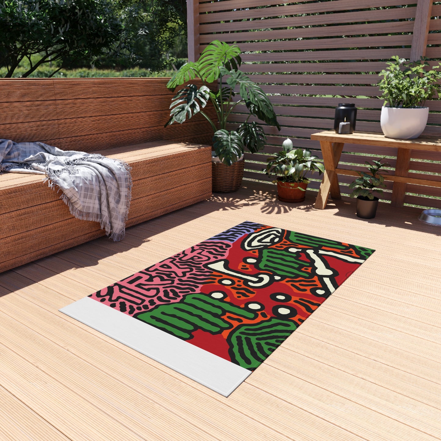 Hitting holes in one throughout life — Outdoor Rug