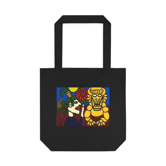 The warrior hailing the mighty golden dragon Classic Tote Bag