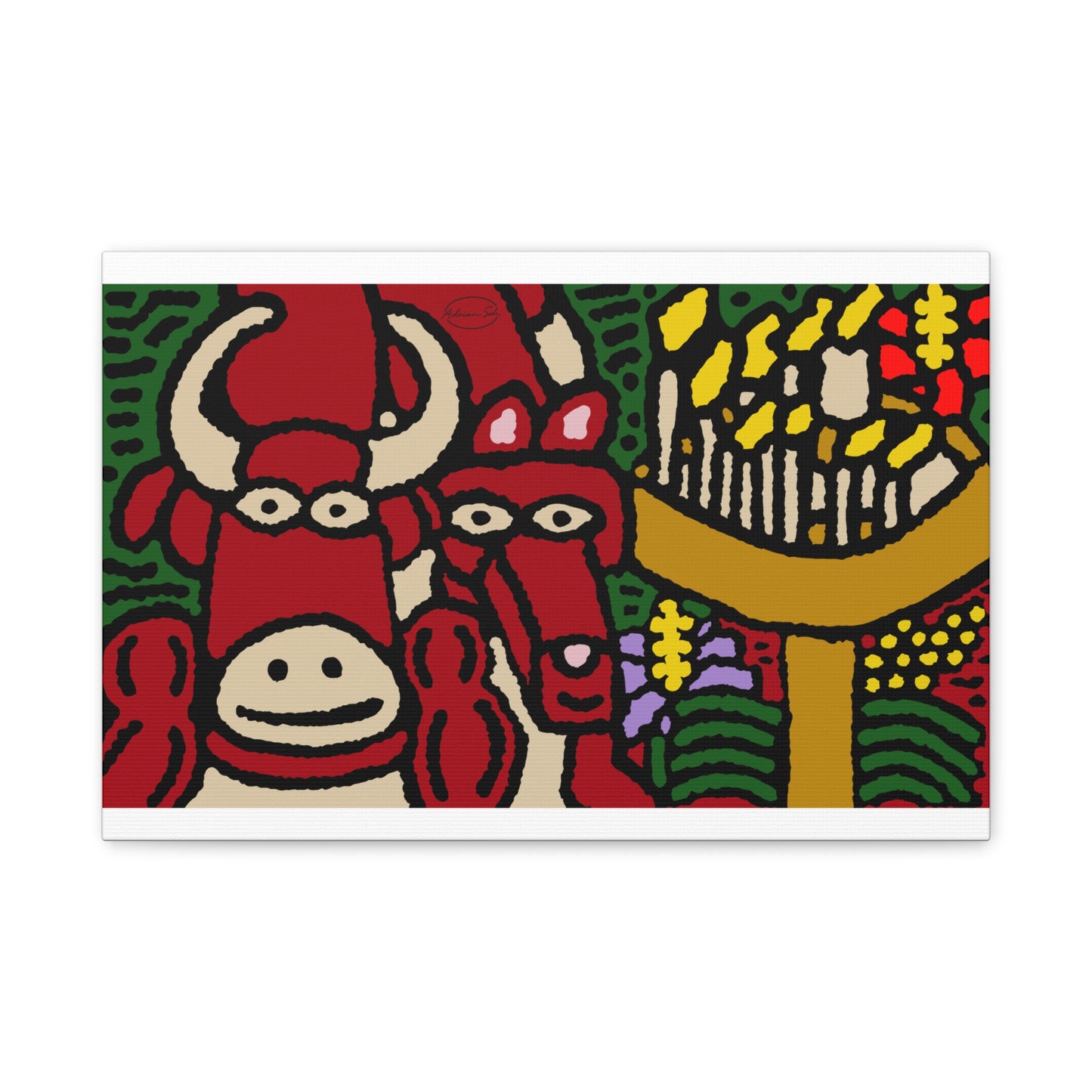 Going blessed by light together Canvas (Small)