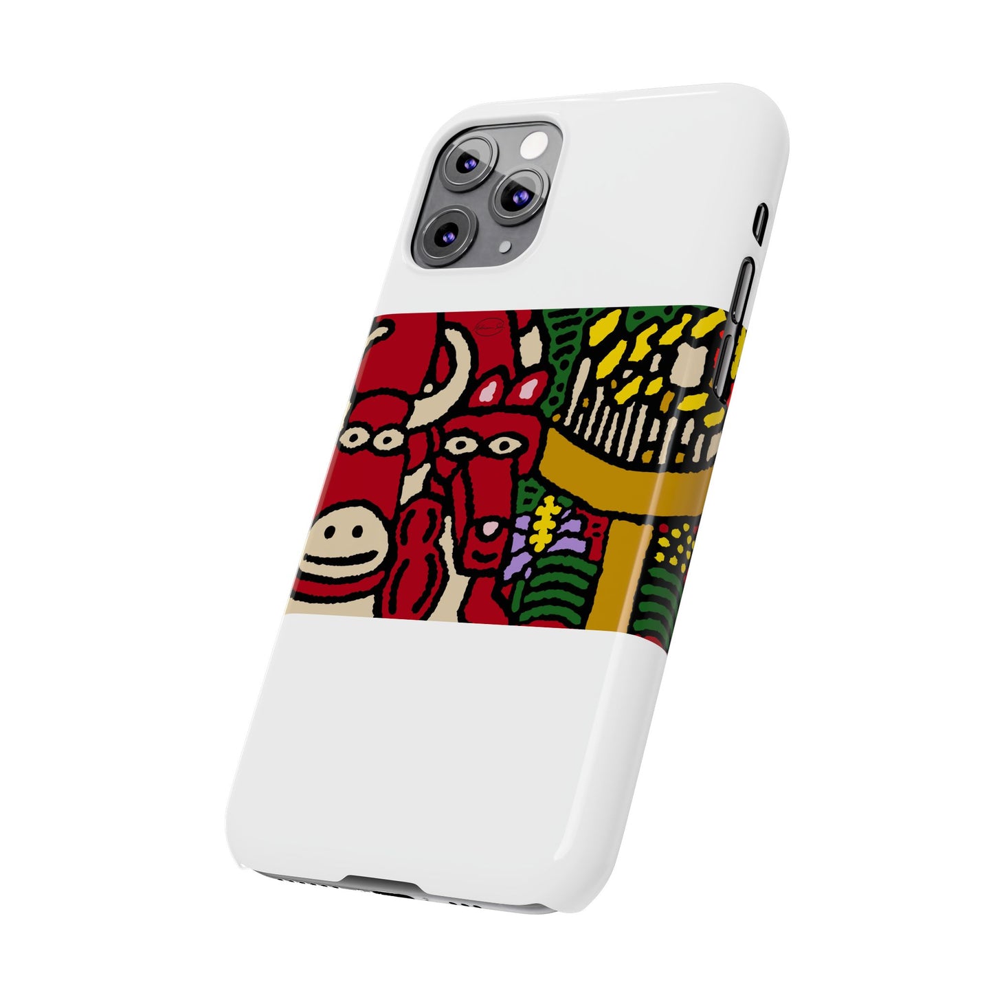 Going blessed by light together Slim Phone Case