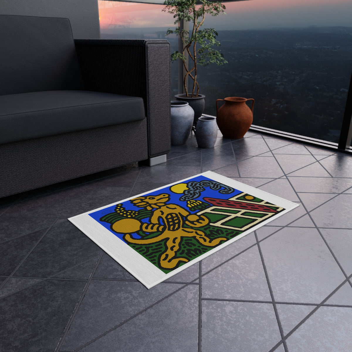 Ready for making big serves in life — Outdoor Rug