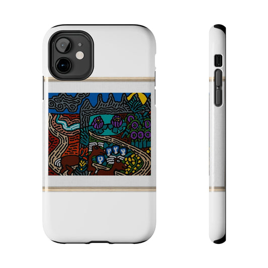 Road to a Sanctuary and Oasis Tough Phone Case