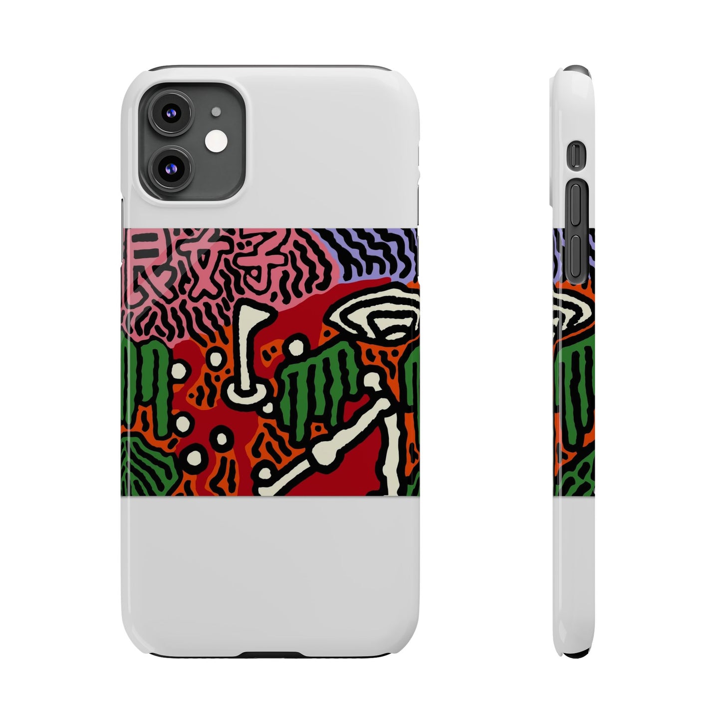 Scoring goals throughout life Slim Phone Case