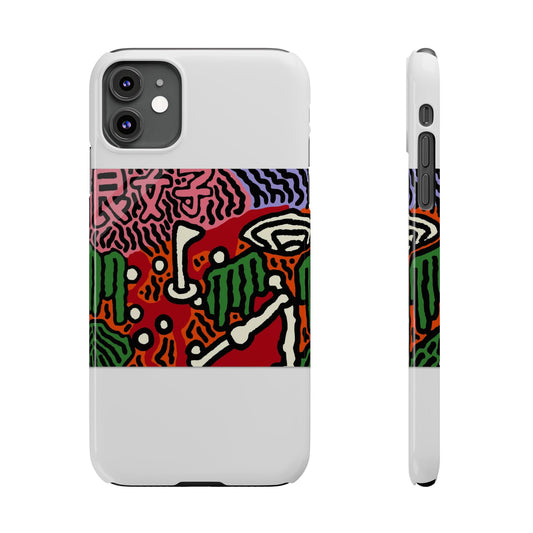 Scoring goals throughout life Slim Phone Case