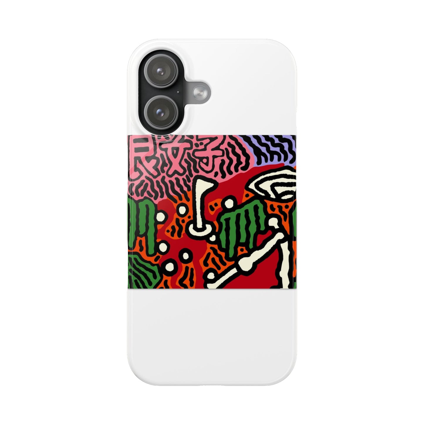 Scoring goals throughout life Slim Phone Case