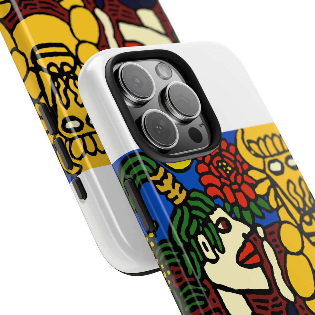 The warrior hailing the mighty golden dragon Tough Phone Case