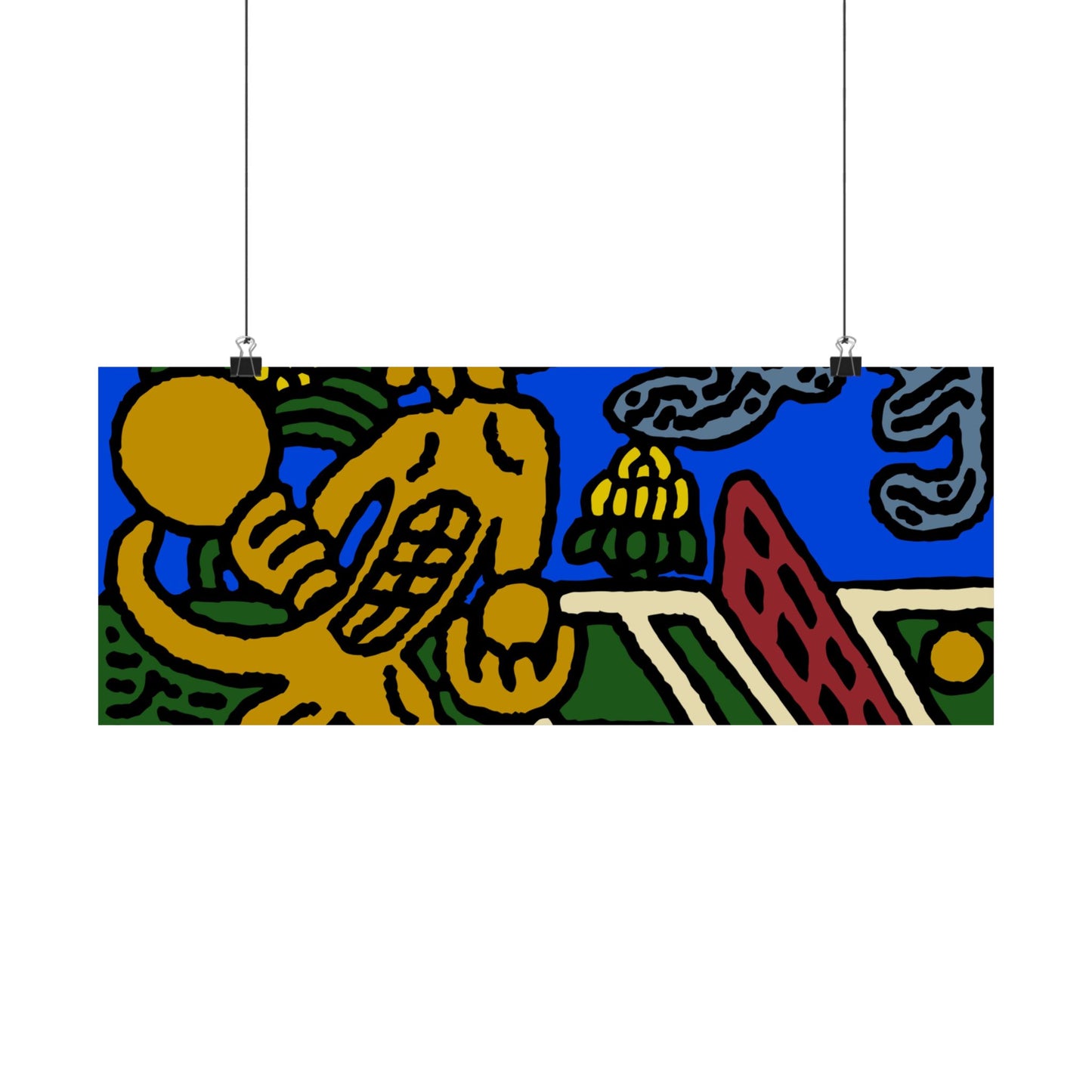 Ready for making big serves in life Matte Poster Horizontal (Small)
