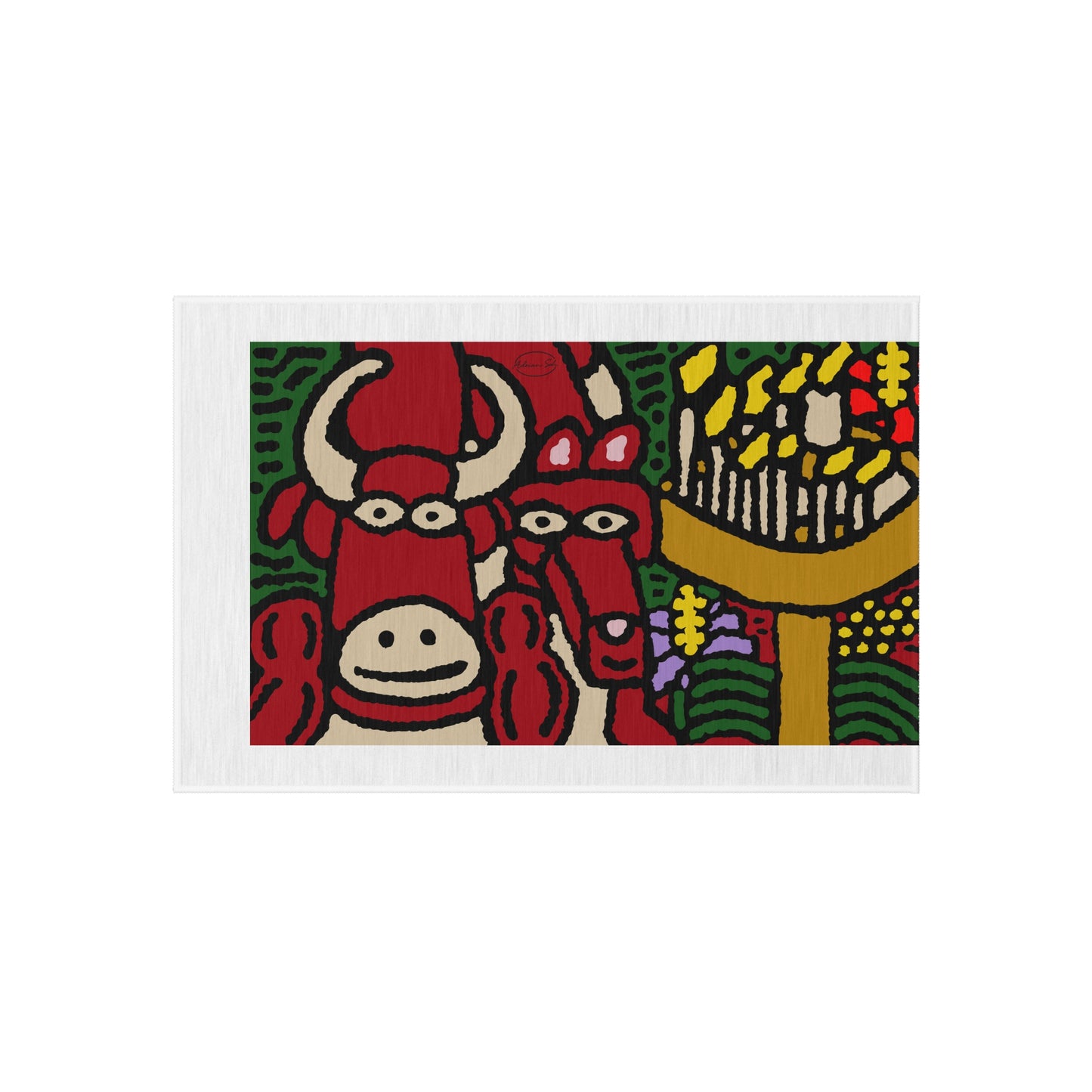 Going blessed by light together — Outdoor Rug