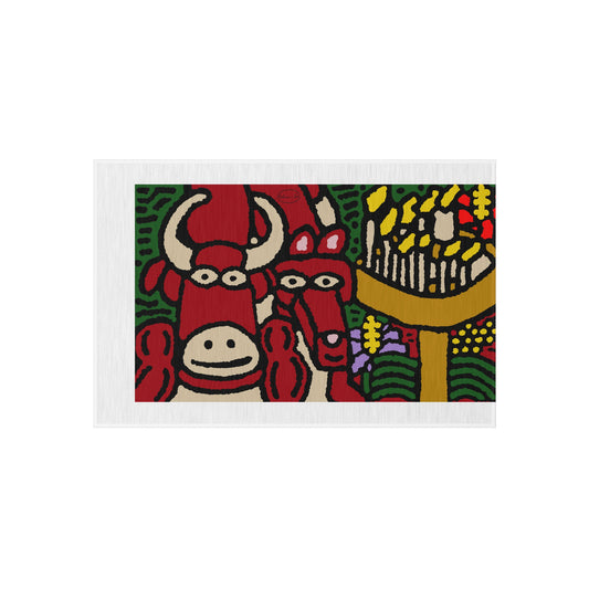Going blessed by light together — Outdoor Rug