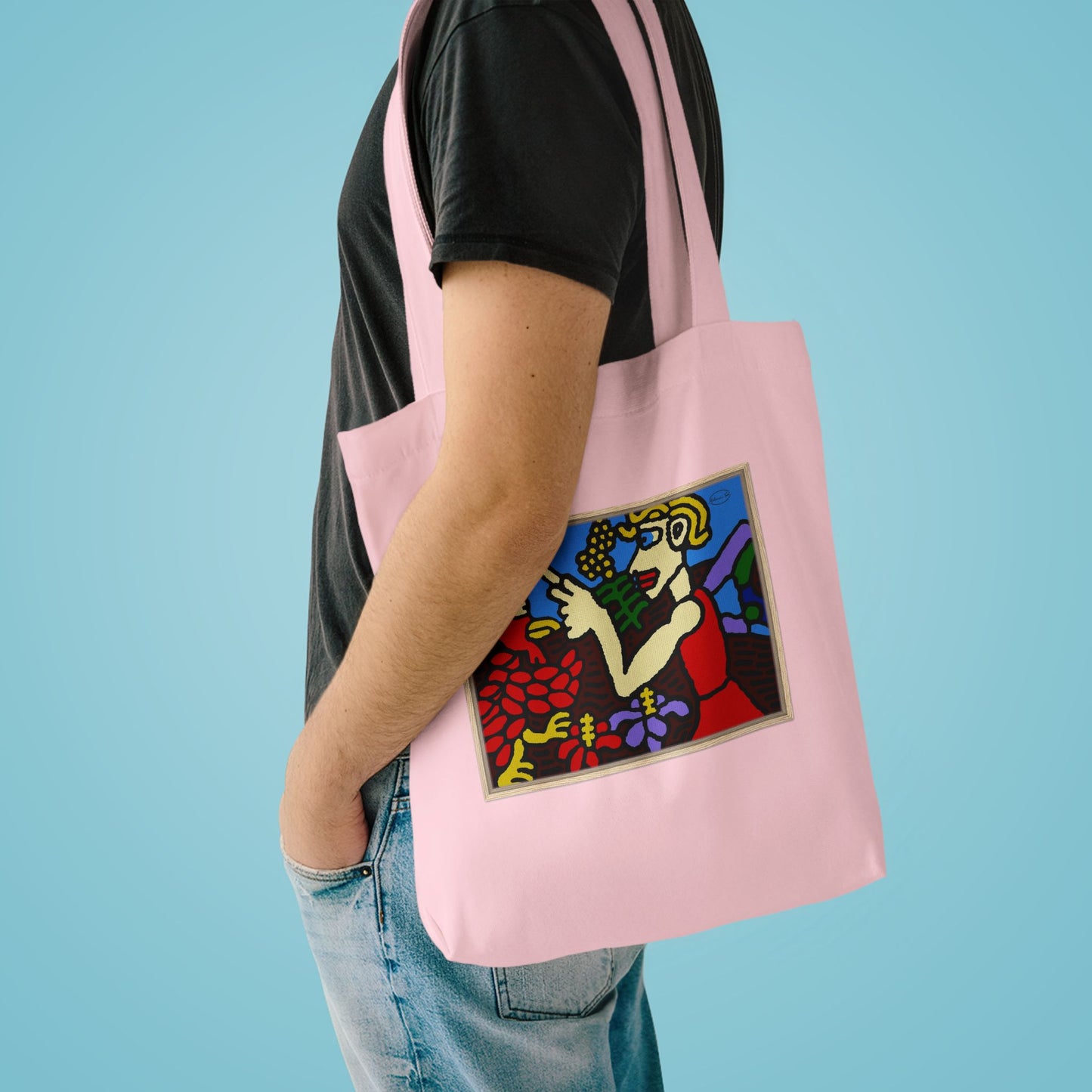 The hen gaining a blessing from a fairy Classic Tote Bag