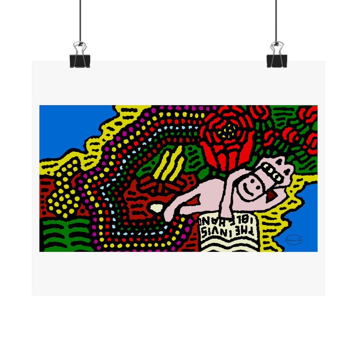 Enjoying our companionship Matte Poster Horizontal (Small)