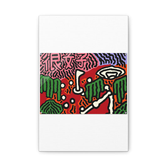 Scoring goals throughout life Canvas (Small)