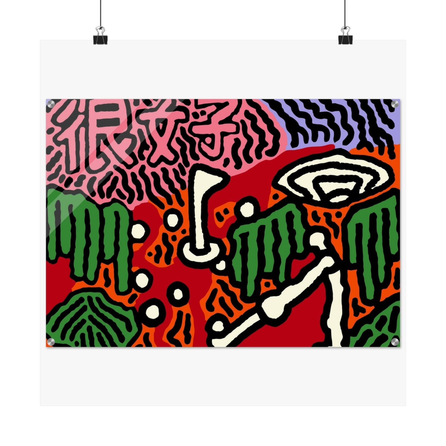 Scoring goals throughout life Matte Poster Horizontal (Large)