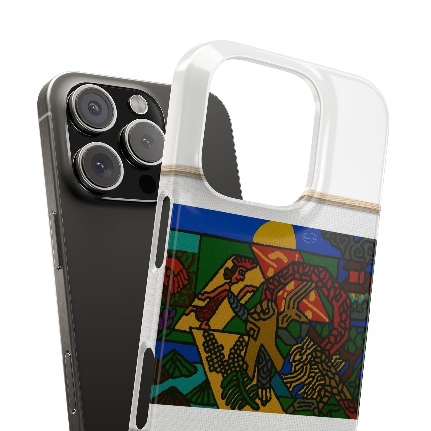 Drawing your own destiny Slim Phone Case