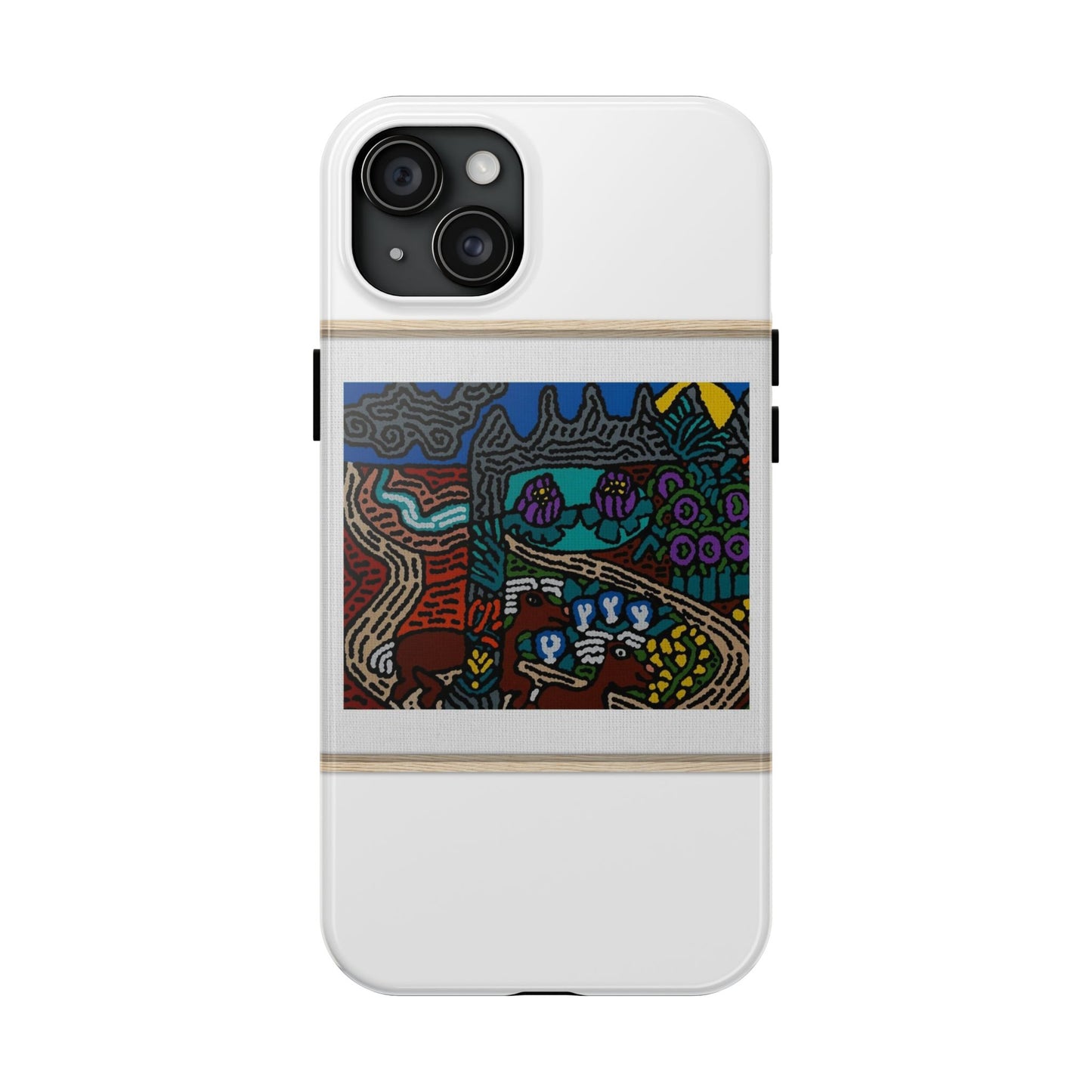 Road to a Sanctuary and Oasis Tough Phone Case