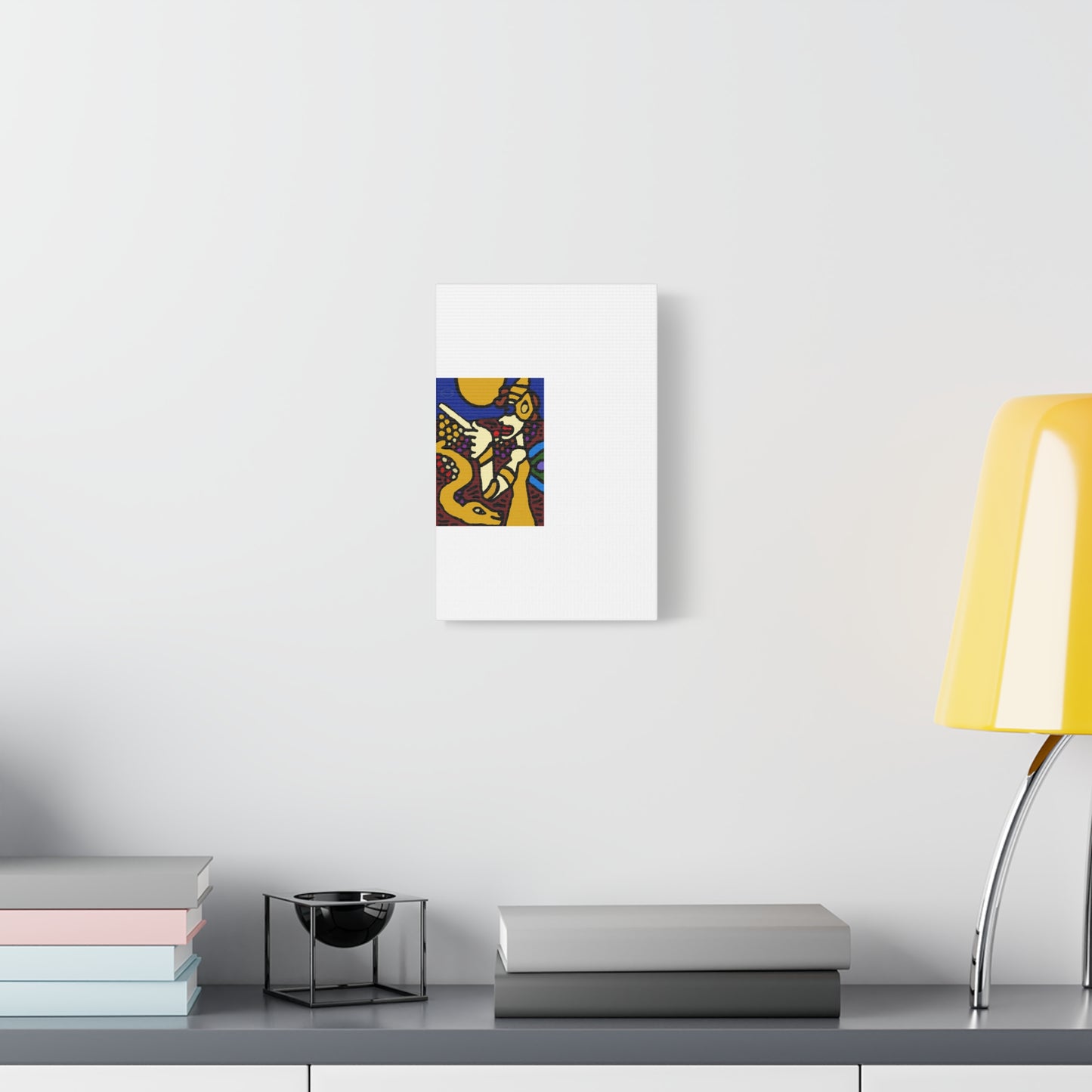 The golden snake being blessed by the fairy Canvas (Small)